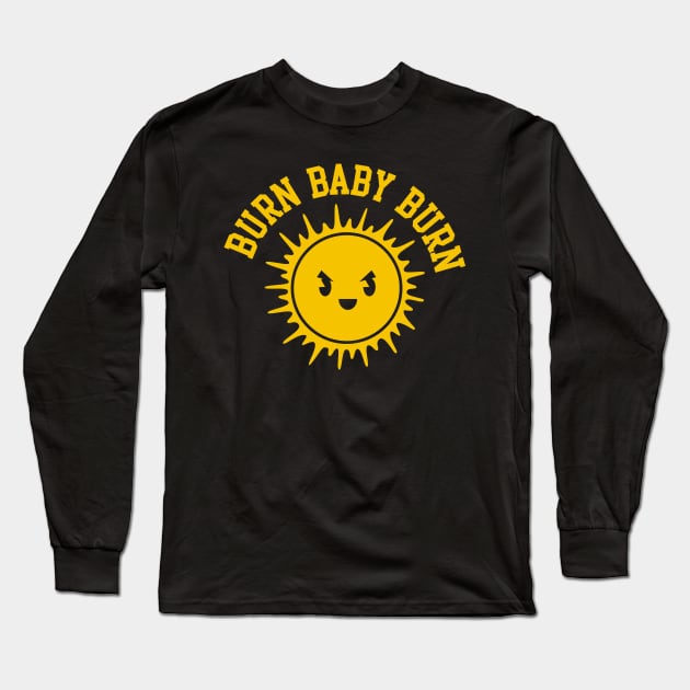 Bun Baby Burn Long Sleeve T-Shirt by toddgoldmanart